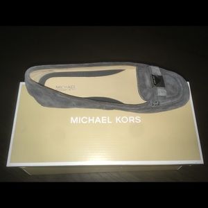 Suede Caroline Charcoal Flats